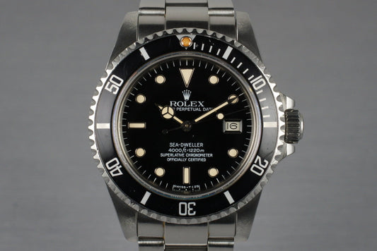 1984 Rolex Sea Dweller 16660