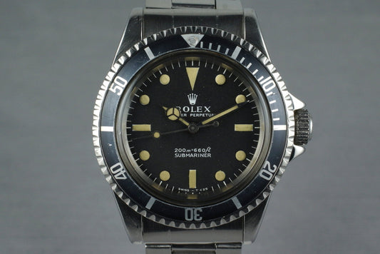 1967 Rolex Submariner 5513 Meters First Dial