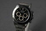 Rolex SS Zenith Daytona 16520 Box and Papers with Black Dial
