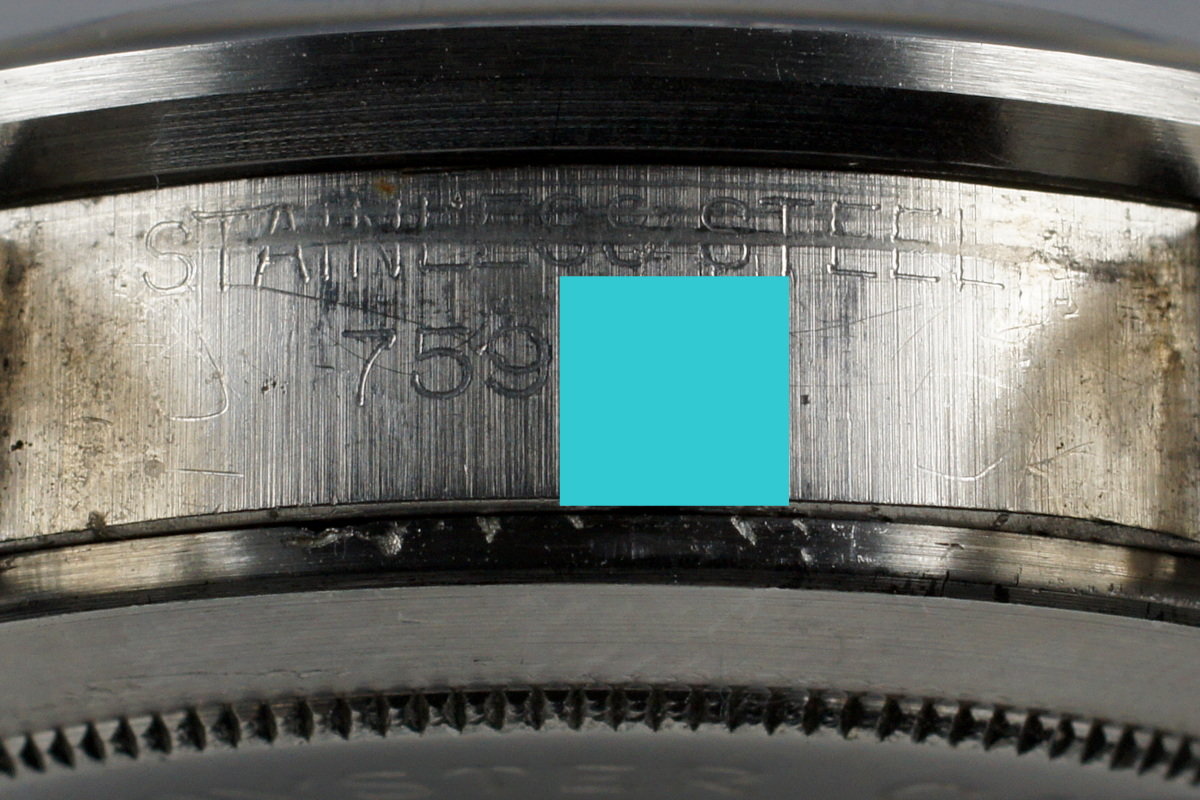 Tudor 7031/0 — Grey Home Plate Dial. · Photo: HQ Milton · © HQ Milton, used with permission · Source: https://hqmilton.com/products/1970-tudor-monte-carlo-7031-0-home-plate-dial-1
