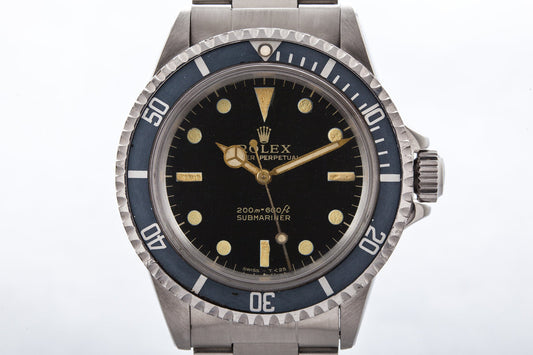 1964 Rolex Submariner 5513 Gilt Dial with Box and Papers