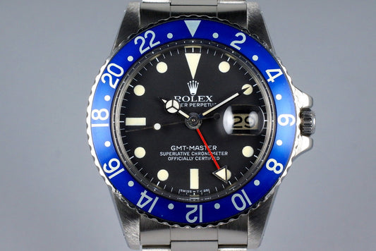 1979 Rolex GMT 1675 Blueberry