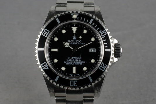 2005 Rolex Sea Dweller 16600 with Box and Papers Unpolished