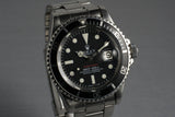 1972 Rolex Red Submariner 1680 with Mark VI Dial