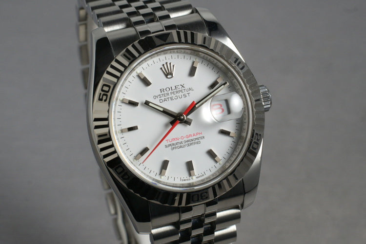 2005 Rolex DateJust 116264 Turn-O-Graph with Original Papers
