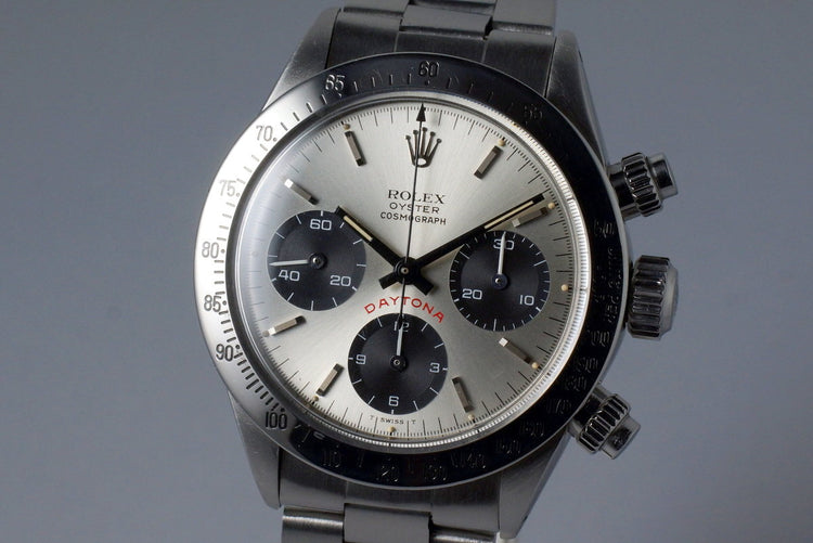 1975 Rolex Daytona 6265 Big Red Silver Dial with Box