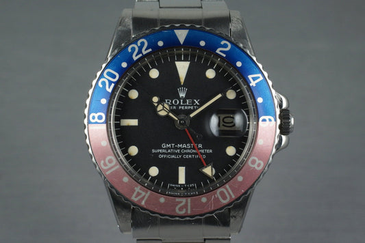 1971 Rolex GMT 1675 Mark I Dial