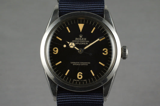 1965 Rolex Explorer 1 1016 with Glossy Gilt Dial
