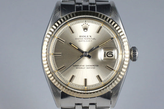 1972 Rolex Datejust 1601 Silver Dial