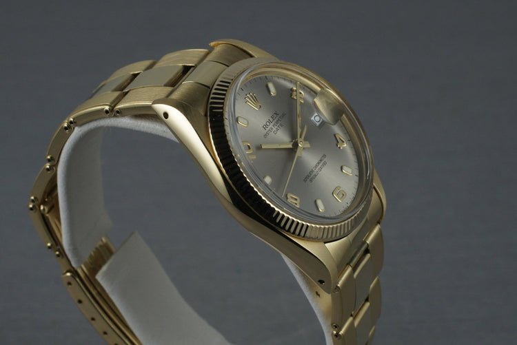 Rolex Date 15037 with Riveted band with 57 end pieces