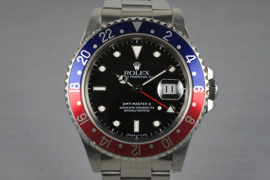 1991 Rolex GMT II 16710 with Box and Papers