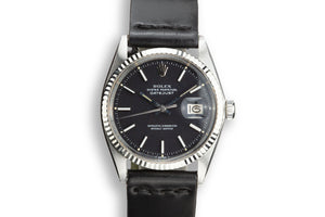 1972 Rolex DateJust 1601 Black 