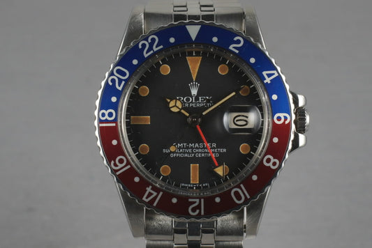 Rolex GMT 16750 with Chocolate Hour Markers