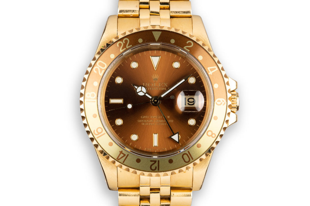 HQ Milton 1993 Rolex 18K YG GMT-Master II 16718 with