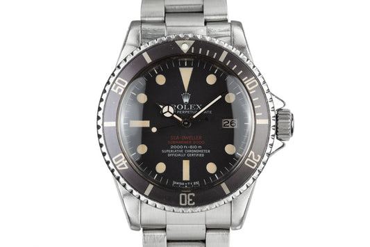 1972 Rolex Double Red Sea-Dweller 1665 MK III Dial