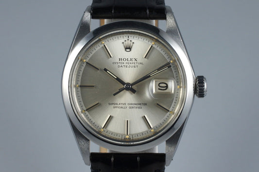 1969 Rolex DateJust 1600 Silver Dial