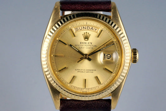 1977 Rolex YG Day Date 1803 Champagne Dial