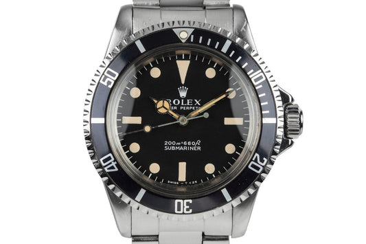 1966 Rolex Submariner 5513 with Meters First Dial