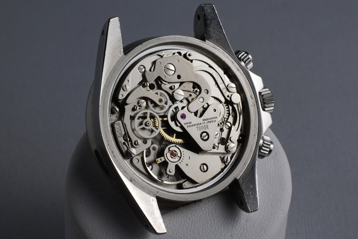 Tudor 7032/0 — Grey Home Plate Dial. · Photo: HQ Milton · © HQ Milton, used with permission · Source: https://hqmilton.com/products/1971-tudor-monte-carlo-7032-0-home-plate-dial-1