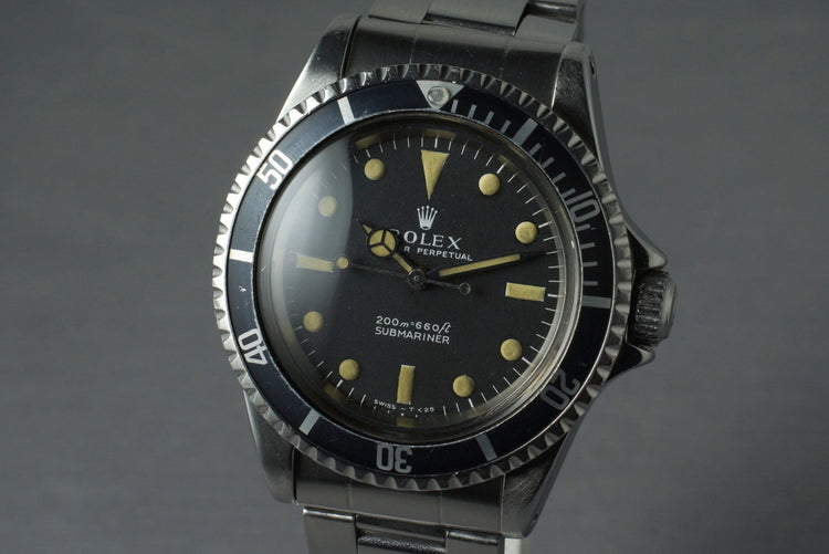 1967 Rolex Submariner 5513 Meters First Dial
