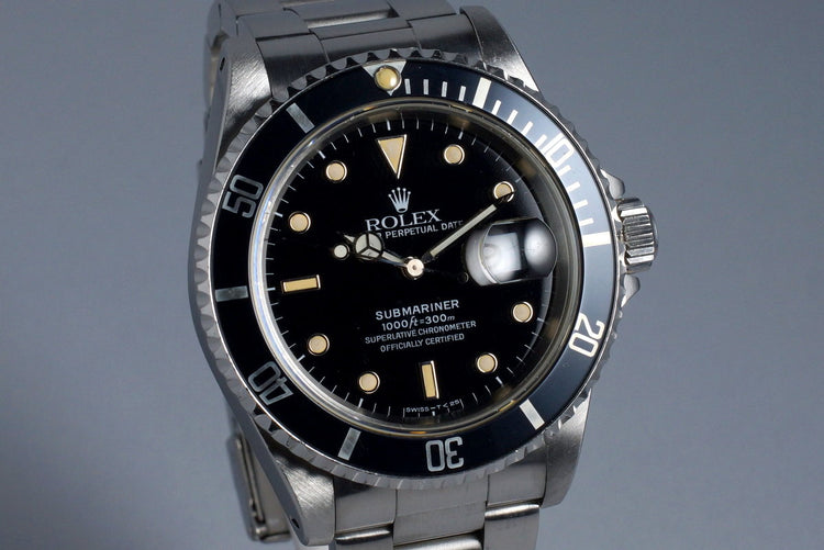 1990 Rolex Submariner 16610