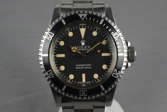 1979 Rolex Submariner 5513 with Creamy Maxi Mark 3 dial
