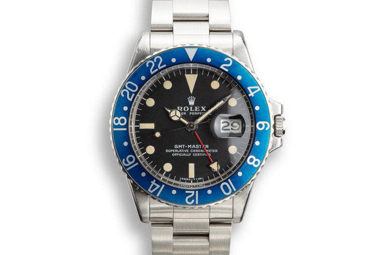 ild dybt Søgemaskine optimering HQ Milton - 1972 Rolex GMT-Master 1675 "Blueberry", Inventory #A2468, For  Sale