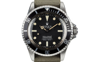 1967 Rolex Submariner 5512 with Meters First Dial