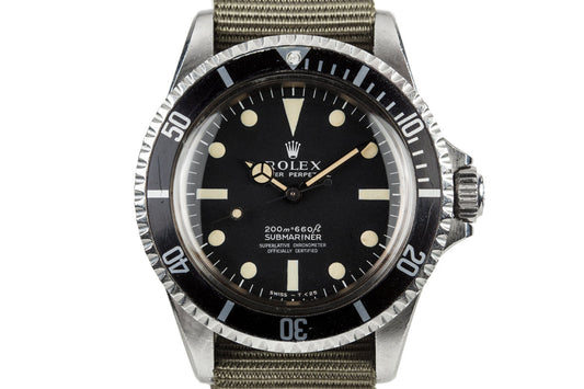 1967 Rolex Submariner 5512 with Meters First Dial