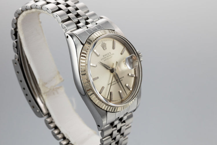 1963 Rolex DateJust 1601 Silver Dial with Dauphine hands