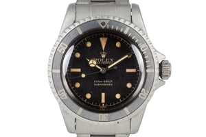 1961 Rolex Submariner 5512 with Black Gilt Dial