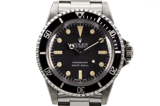 1981 Rolex Submariner 5513 Mark II Maxi Dial