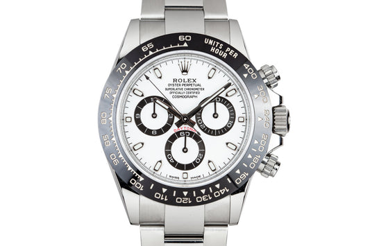 2018 Rolex Ceramic Daytona 116500LN White Dial with Box and Papers
