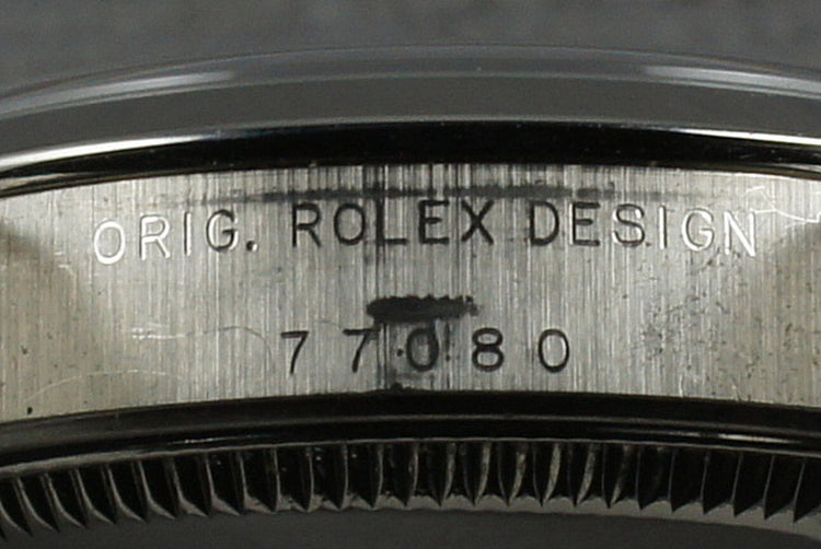 Rolex Midsize Datejust  77080 with Black Explorer Dial