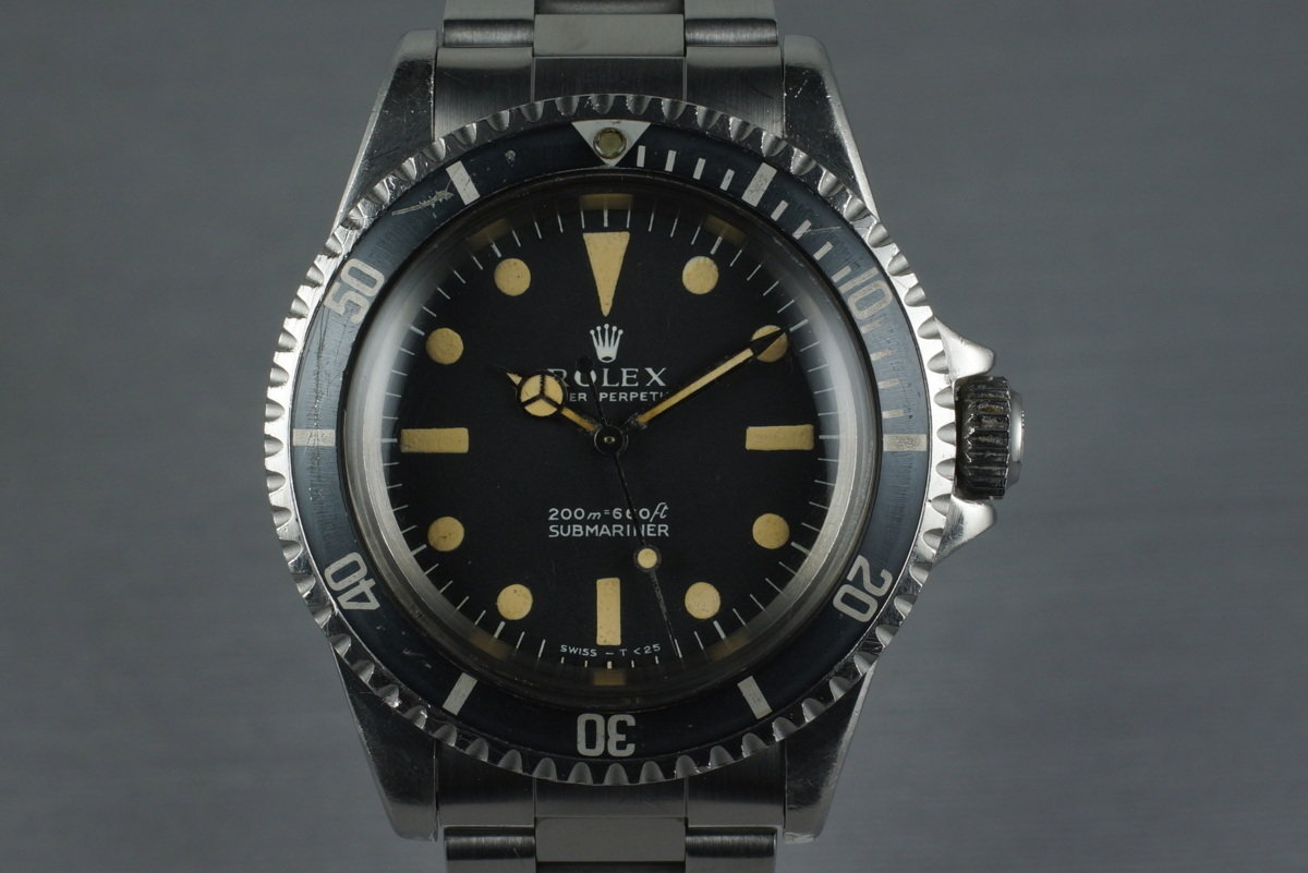 HQ Milton 1967 Rolex Submariner 5513 Meters First with RSC