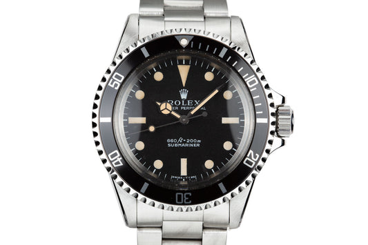 1970 Rolex Submariner 5513 with Serif Dial