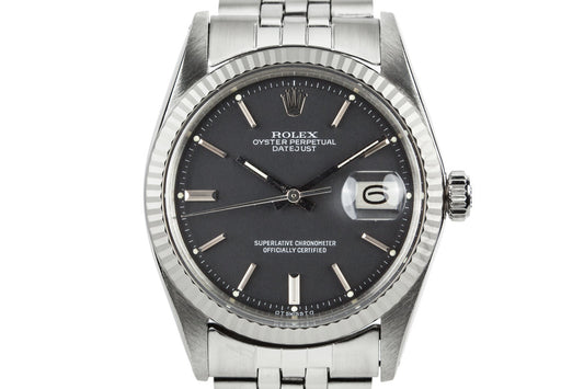 1973 Rolex DateJust 1601 with Black Sigma Dial