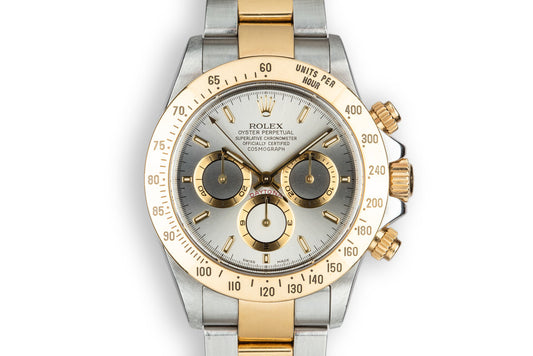 1999 Rolex Two-Tone Daytona 16523 Grey Dial with Box