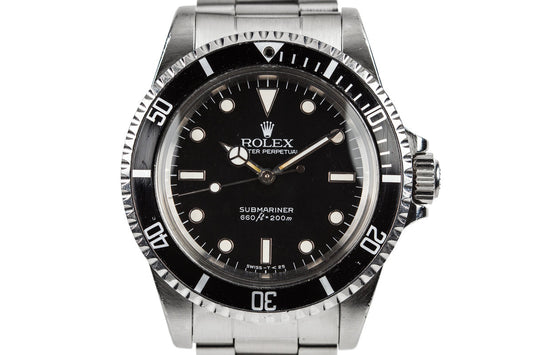 1985 Rolex Submariner 5513 with Spider Dial