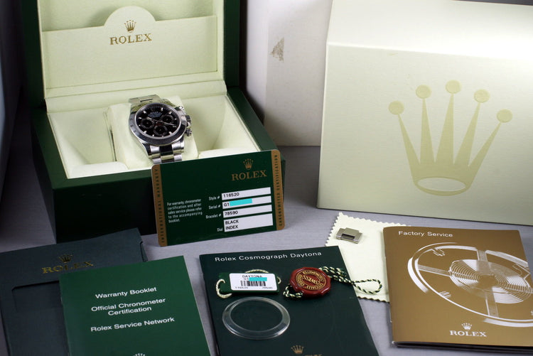 2010 Rolex Daytona 116520 with Box and Papers