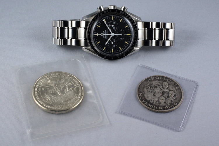 1996 Omega Speedmaster 3590.50 with Space Mission Coins