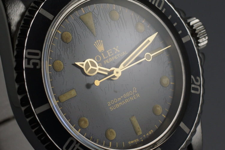 1964 Rolex Submariner 5513 with Glossy Gilt Dial