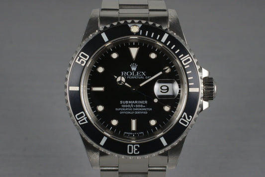 1995 Rolex Submariner 16610