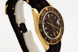 1970 Rolex 18K YG GMT 1675 Brown Dial