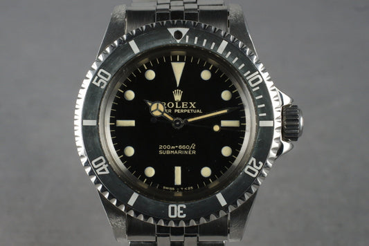 1966 Rolex Submariner 5513 with Glossy Gilt Dial