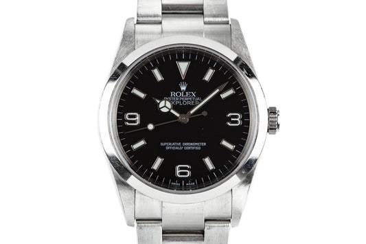 2002 Rolex Explorer 114270 with Box and Papers