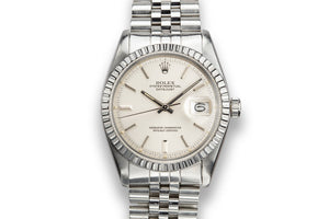 1978 Rolex DateJust 1603 Silver Dial with Service Papers