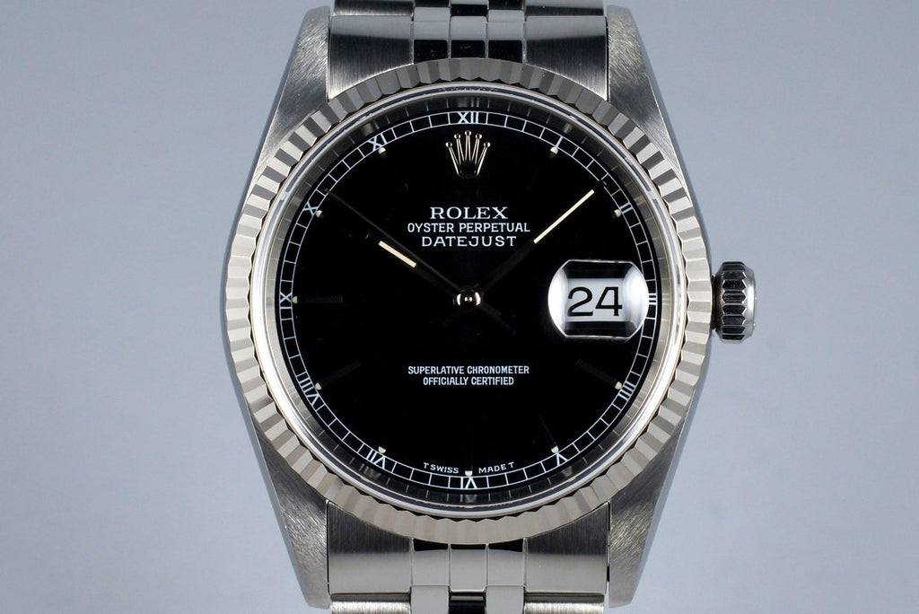 1995 Rolex DateJust 16234 Black Dial