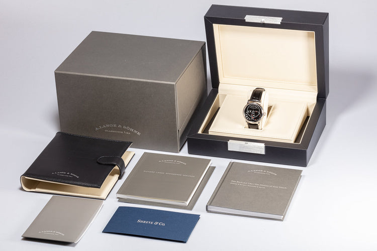 2019 A. Lange & Söhne Richard Lange Jumping Seconds 18k WG with Box and Papers