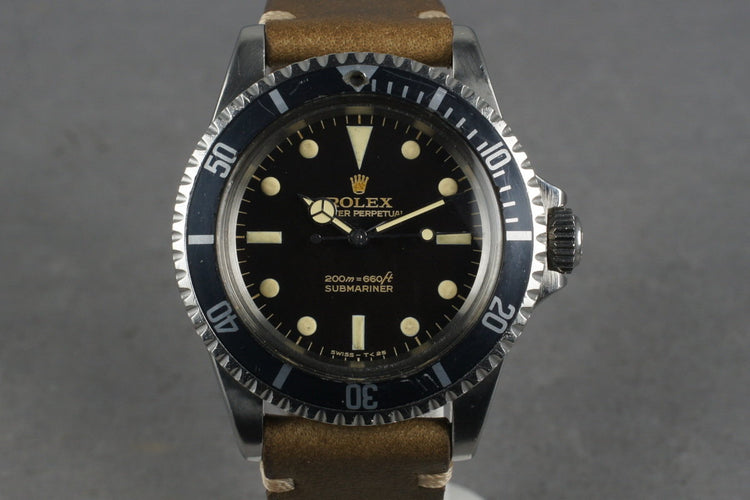 1966 Rolex Submariner  5513 with Gilt Bart Simpson Dial